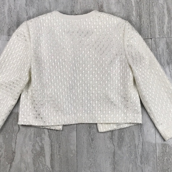 Karl Lagerfeld Tweed Crop Jacket - Picture 13 of 14